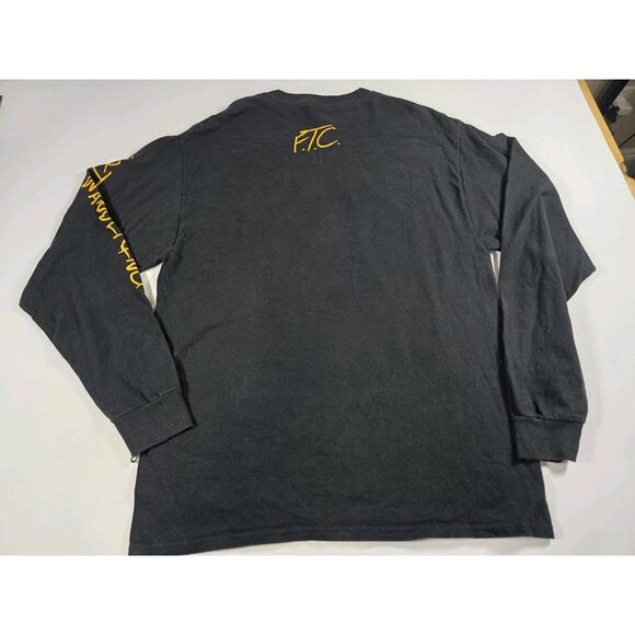 Lost Wandering Black Long Sleeve Rabbit Shirt Size Lg - Picture 4 of 5